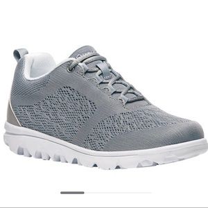 Propet TravelFit Light Grey Mesh Sneaker